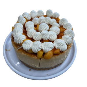 Peaches and Cream Cheesecake
